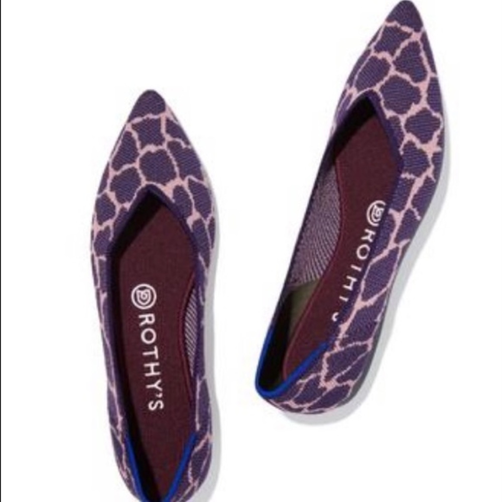 Retire Rothy’s Violet Giraffe point size 9.5